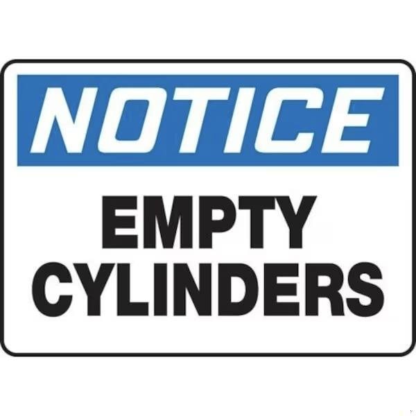 Accuform OSHA NOTICE SAFETY SIGN EMPTY MCPG802XL MCPG802XL - main